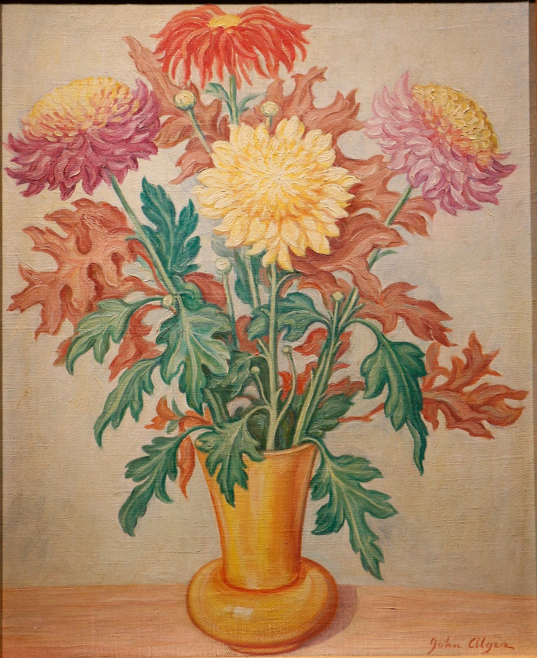 Chrysanthemums by John Herbert Alger
