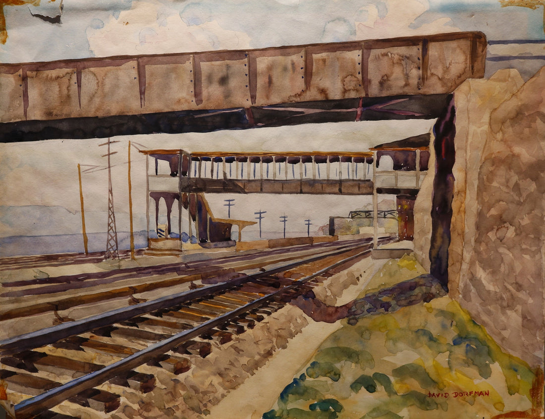 Riverdale, NY (Railroad Tracks) by David Dorfman
