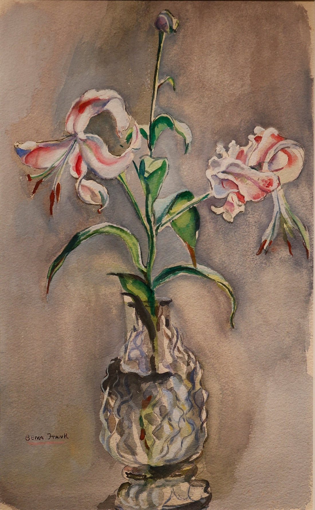 Lilies and Crystals by Virginia Bena frank