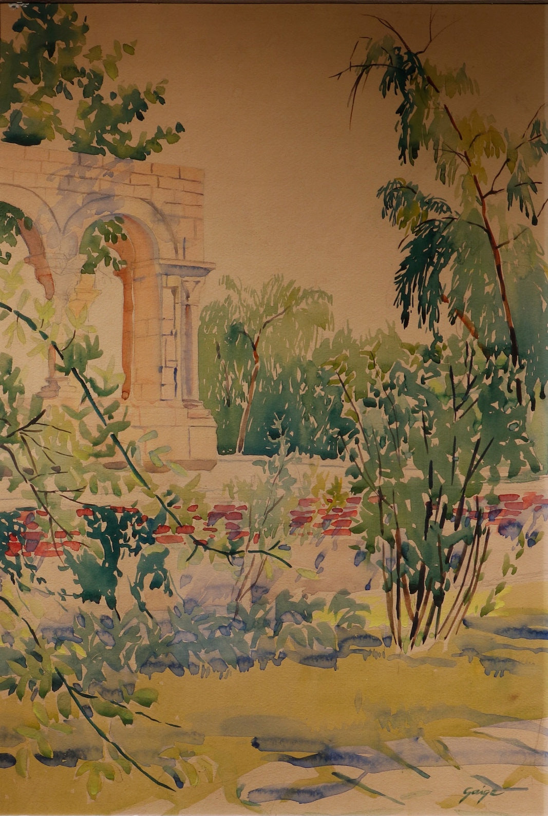Pink Cloister by Richard T Gaige