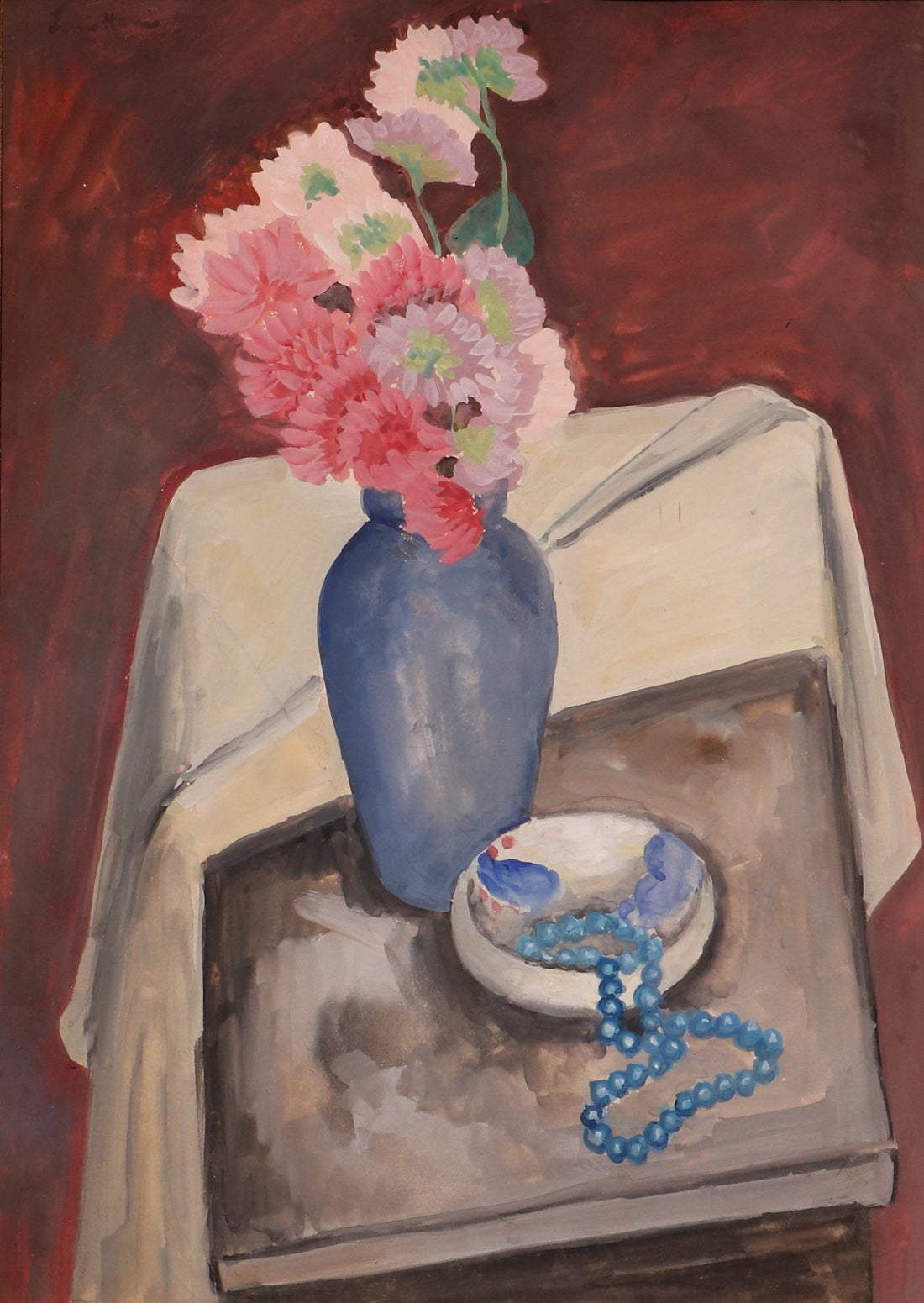 The Blue Beads by Louis Harris