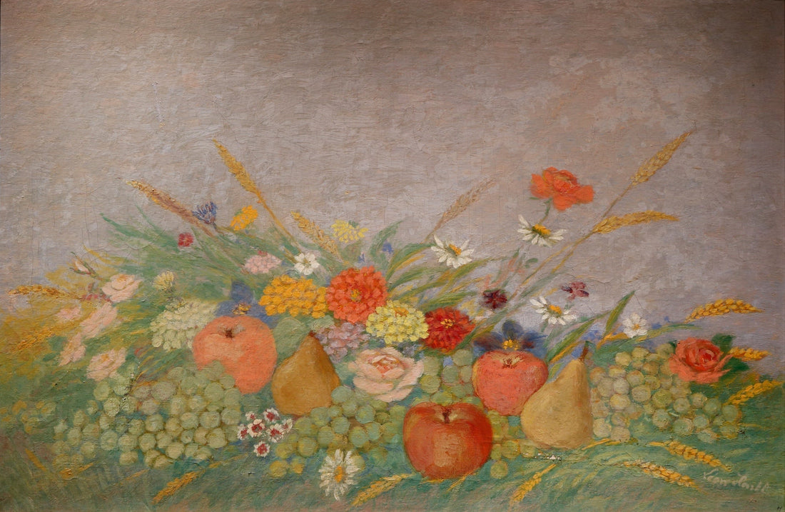 Harvest Still Life by Leon Joseph Hartl