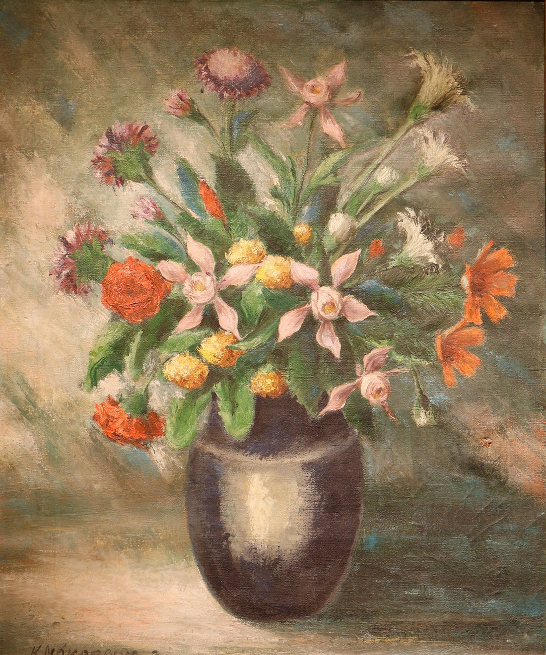 Flowers Still Life by Kikuta H. Nakagawa