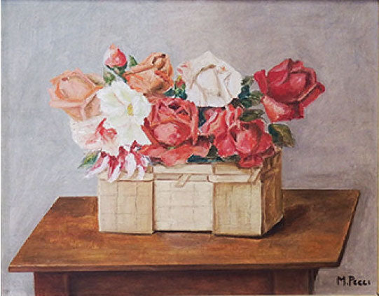 Basket of Roses Mario Pecci