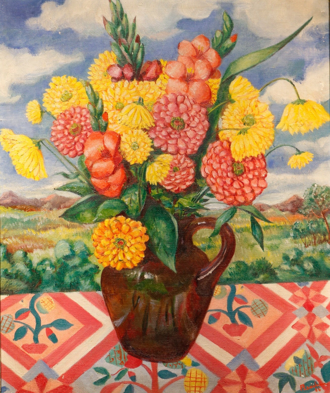Flower Study by William Preachen
