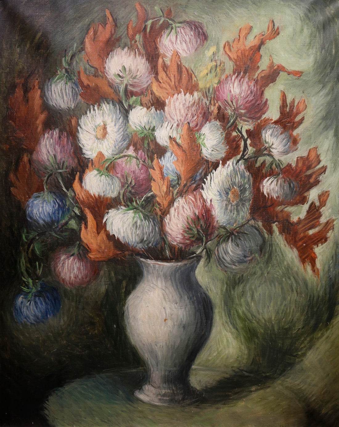 Vase of Astors by John Sharp