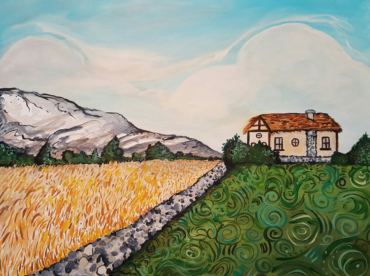 Paint & Sip at Solitude Brewing | Celtic Cottage Painting Event | Sept 10th