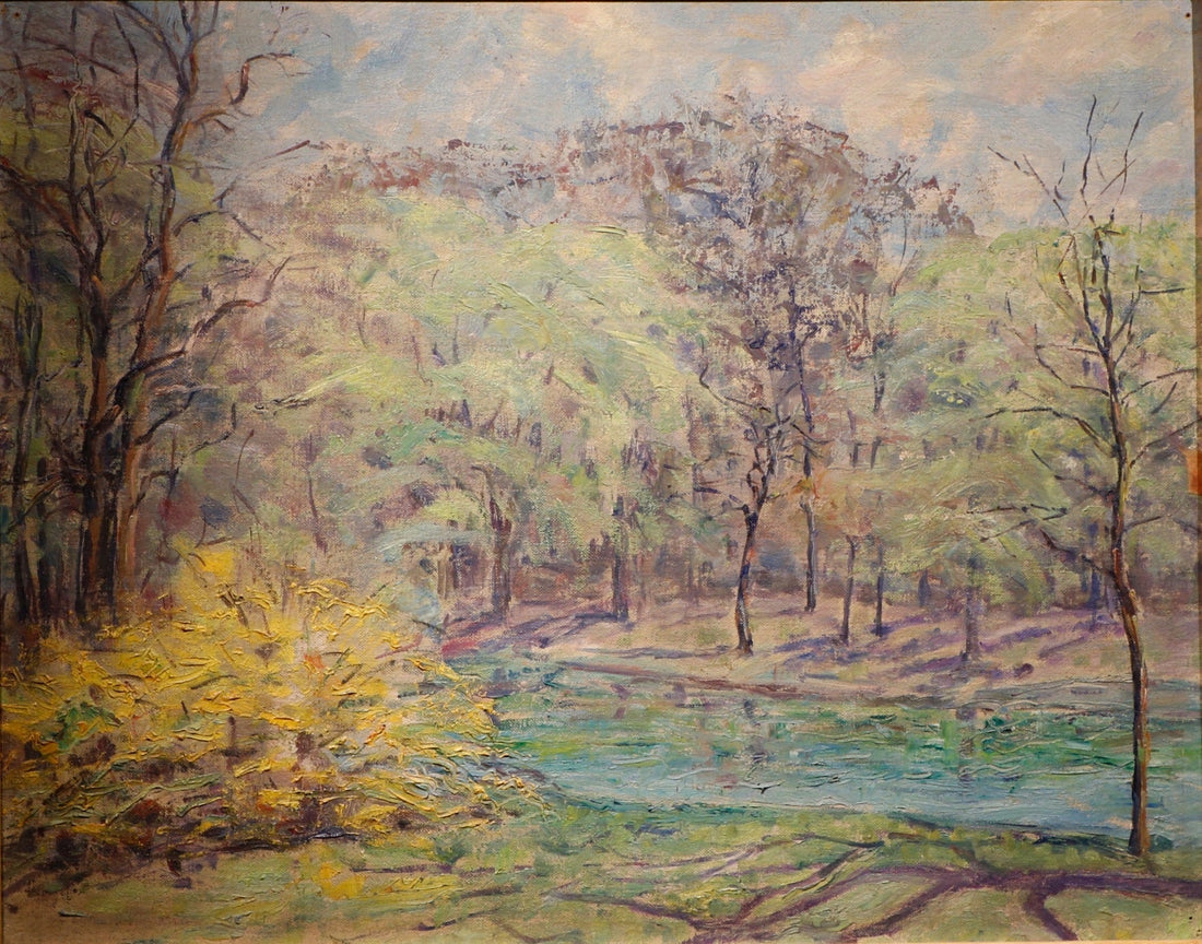 Abernathy, Inez (1873-1956) "Spring in Central Park"