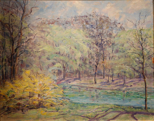 Abernathy, Inez (1873-1956) "Spring in Central Park"