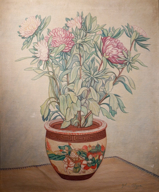 Alger, John Herbert (1879-1967) "Asters in Chinese Pot"