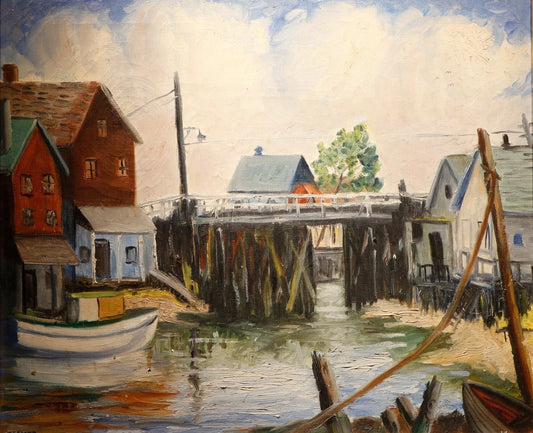 Bentz, John Fitzhenry (1858-1950) "The Canal"