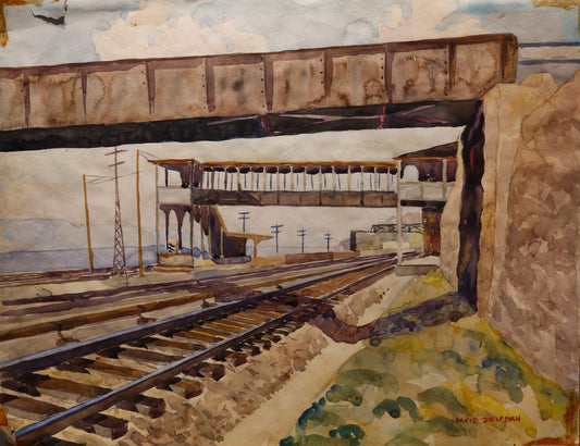 Riverdale, NY (Railroad Tracks) by David Dorfman