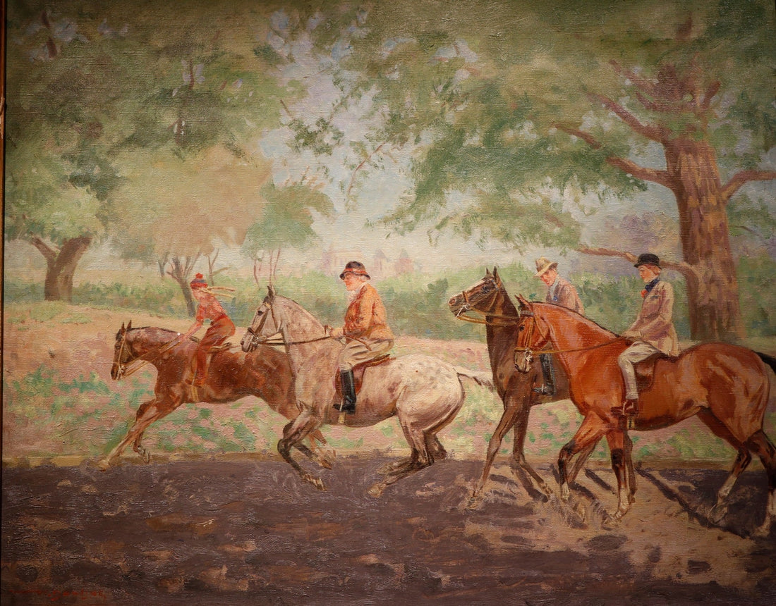 Bridlepath, Central Park By William Dowling
