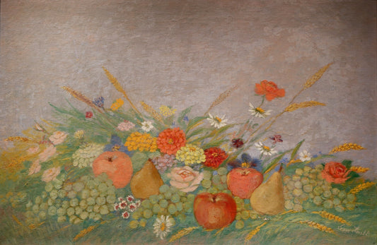 Harvest Still Life by Leon Joseph Hartl