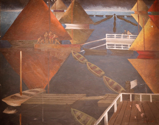 Lo Pinto, Ferdinand (1906-1980) "Seascape"