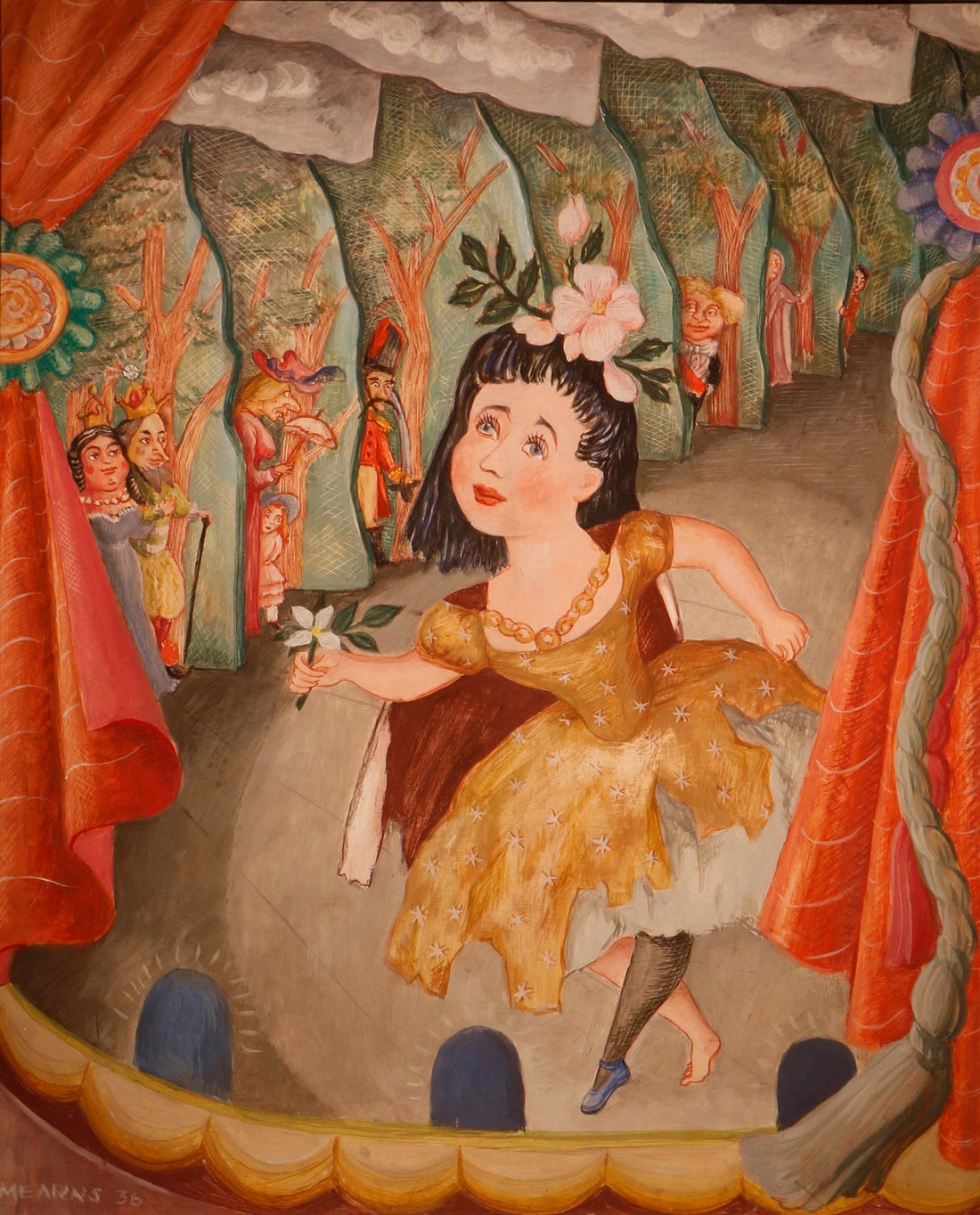 Scene from Rose and Book by Petra Mearns