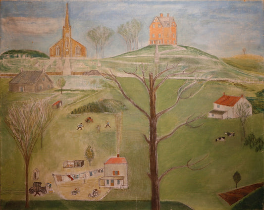 Nichols, John Crampton (1899-1963) "Wash Day in the Country"