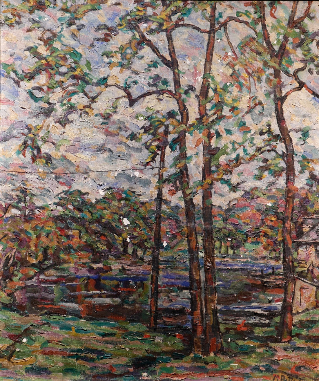 October Landscape by Marion Bushanse Rites
