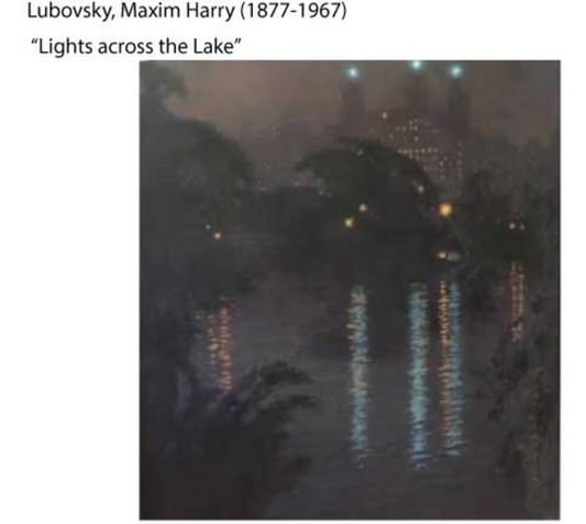 Lights Across the Lake by  Maxim Harry Lubovsky