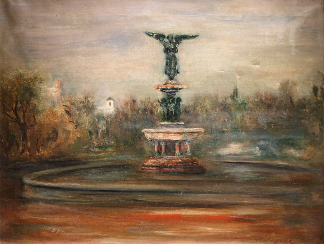 Central Park Fountain by Jacques Zucker