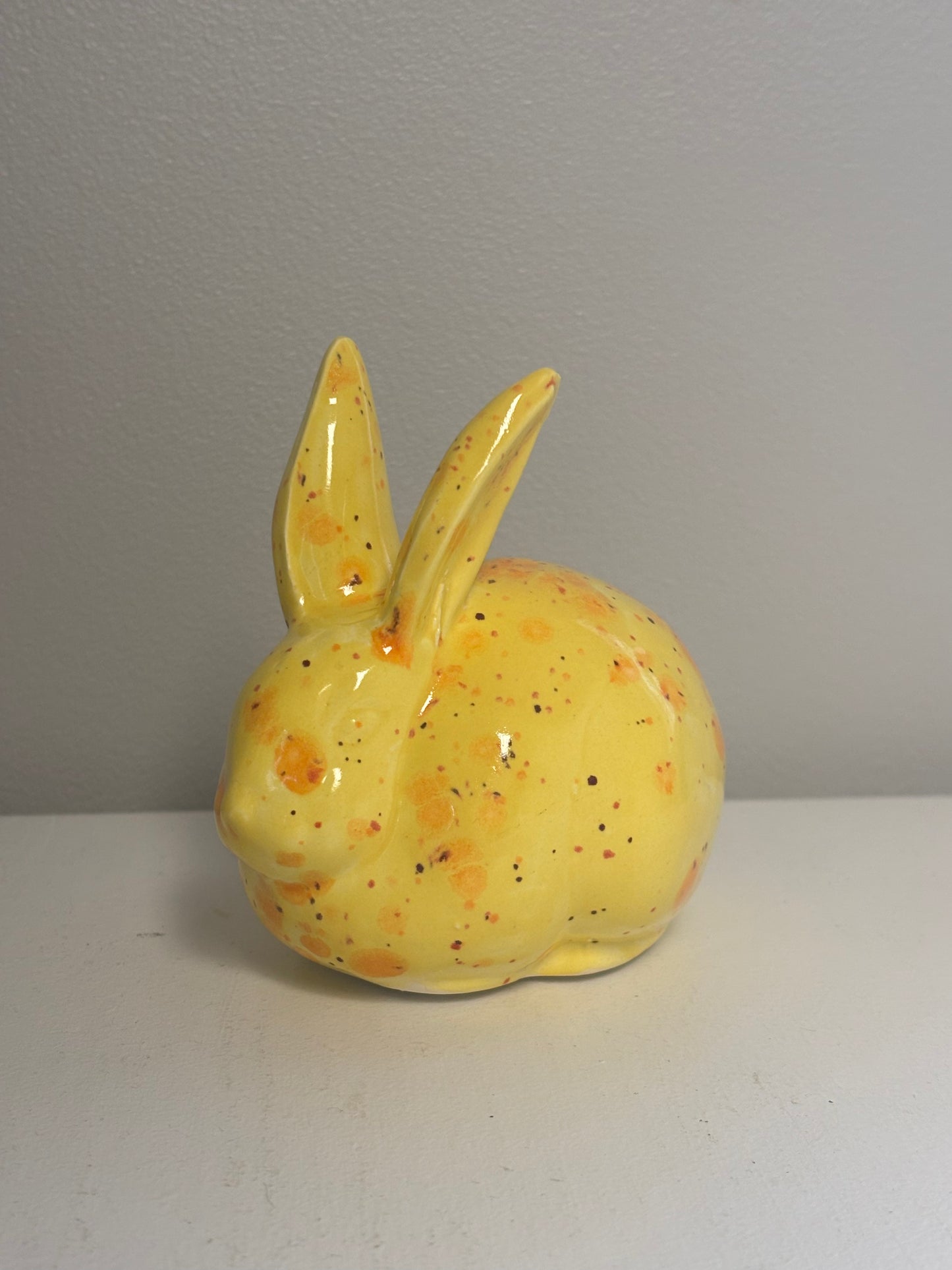 Yellow Bunny Sculpture