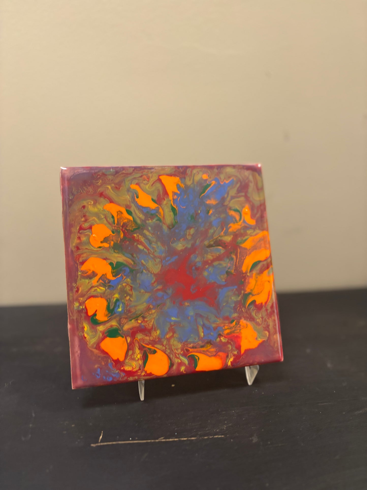 Alcohol Ink Tile