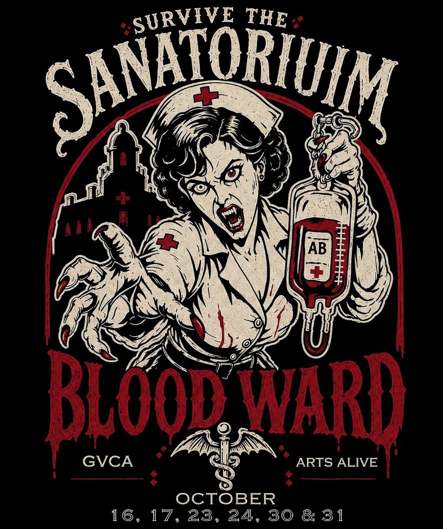 Survive the Sanatorium: Bloodward Merch Preorder