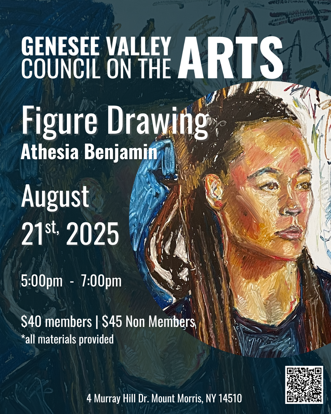 Figure Drawing Class with Athesia Benjamin