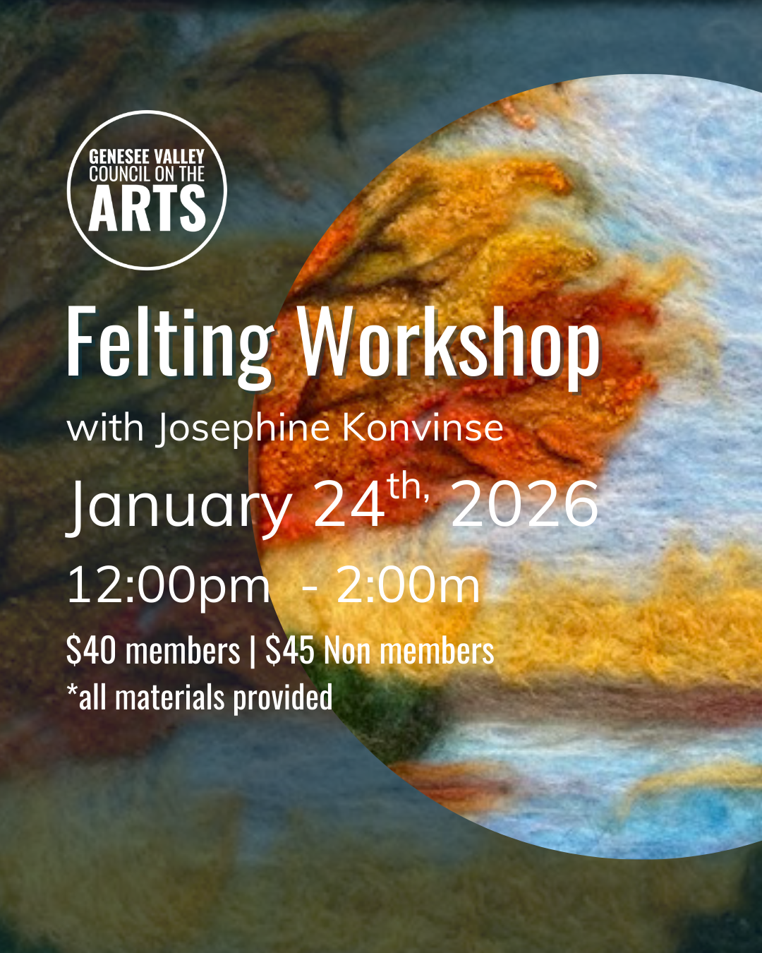 Felting Workshop with Jo Konvinse